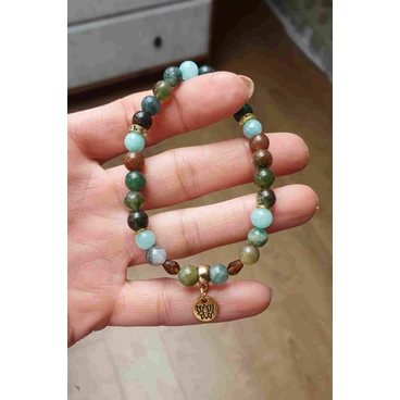 Estée Lune indiachát ásványkarkötő