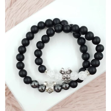 Minnie&amp;Mickey szerelmi pároskarkötő