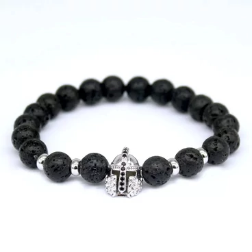 Álomszép LUXURY ásványkarkötő "gladiátor"