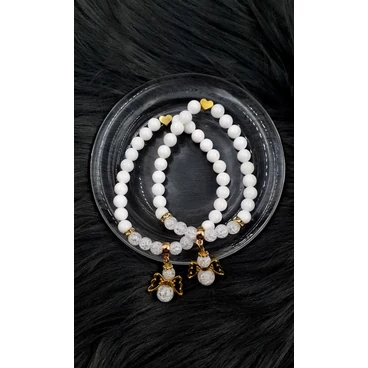 Yvonne Design arany angyal Anya-Lánya karkötőpár