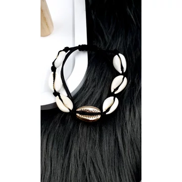 Zsinór Kagylós bokalánc ezüst kagylóval kagylós ékszer kagyló ékszer nyár