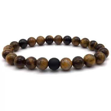 Tigrisszem férfi ásványkarkötő