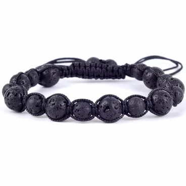 Kötözött zsineg karkötő ásványokkal