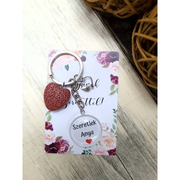 Szeretlek Anya feliratos kulcstaró