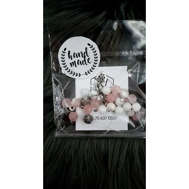 "Hand made" csomag rózsaszín áttetsző hand made, hand made csomag, csináld magad, saját ékszer