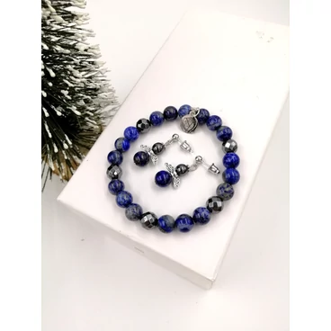"Kék angyal" lazurit ékszerszett