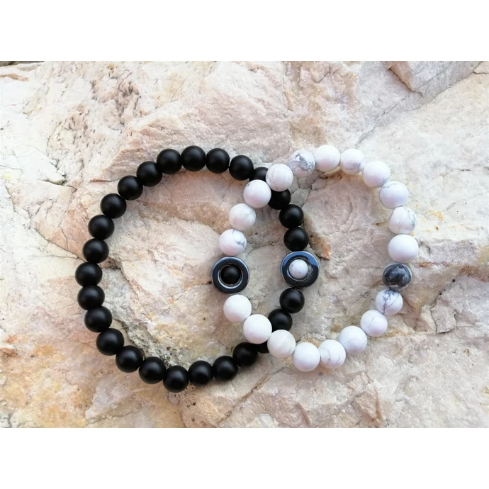 Jin-Jang Howlit &amp; Ónix pároskarkötő