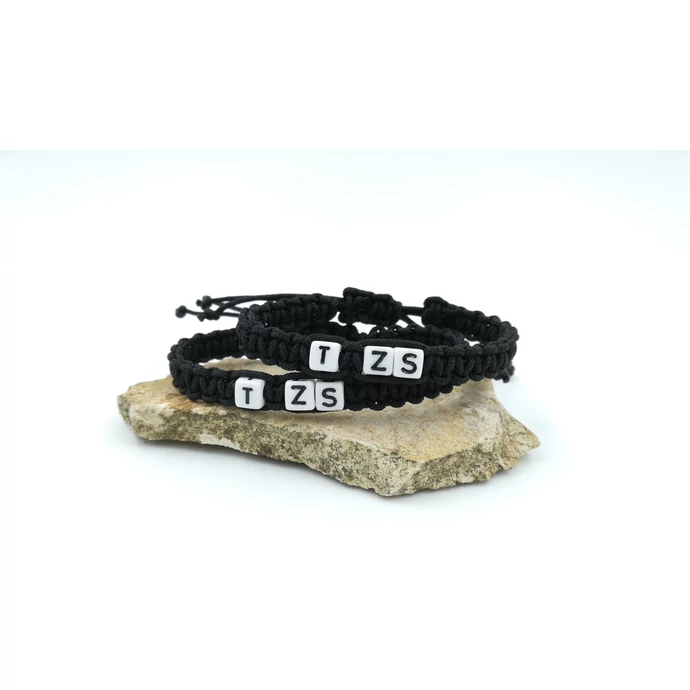 Monogrammos karkötőpár