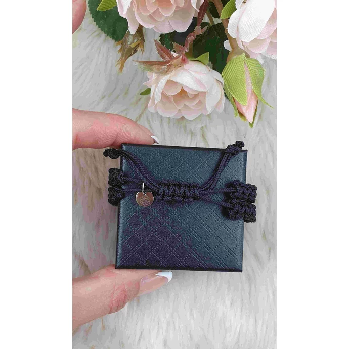 Dupla soros fonott karkötő névvel