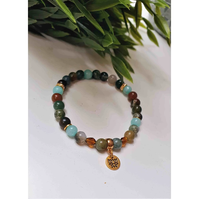 Estée Lune indiachát ásványkarkötő