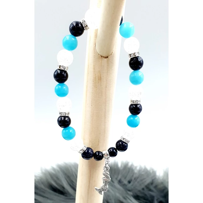 "Kék Sellő"  ásványkarkötő_1