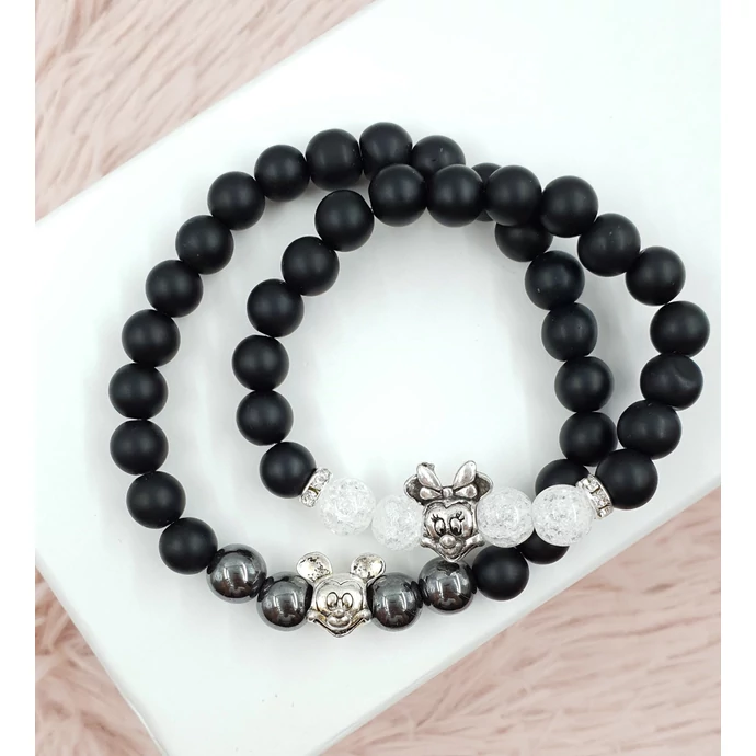 Minnie&amp;Mickey szerelmi pároskarkötő