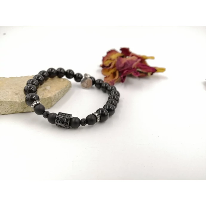 Gyönyörű YVONNE DESIGN LUXURY karkötő "BLACK"