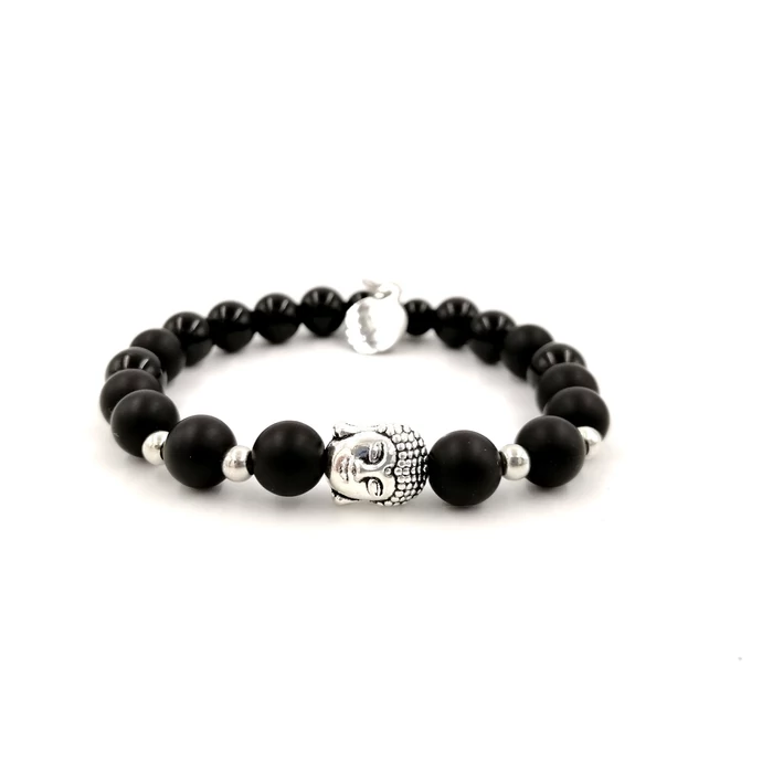 Ónix buddha fejes LUXURY karkötő