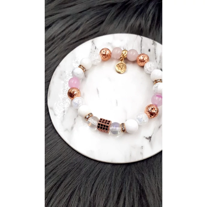 Rosegold csoda LUXURY ásványkarkötő _2