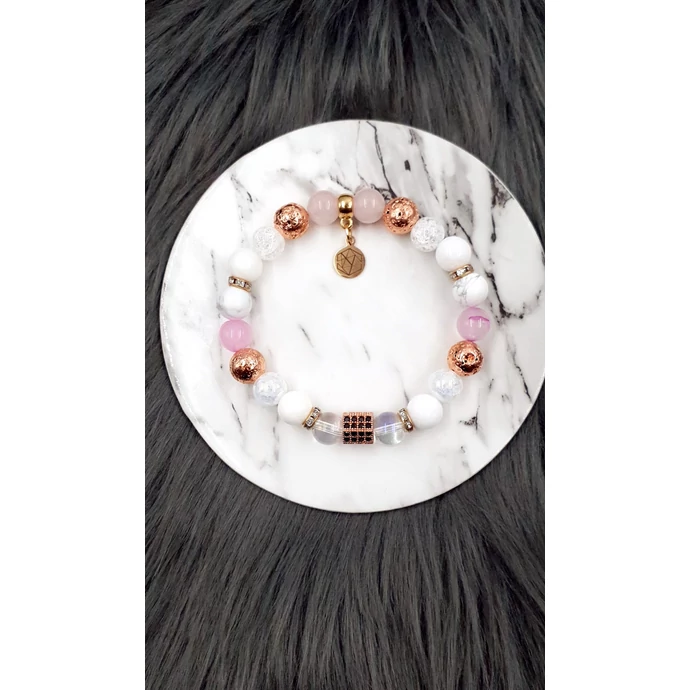 Rosegold csoda LUXURY ásványkarkötőRosegold csoda LUXURY ásványkarkötő_3