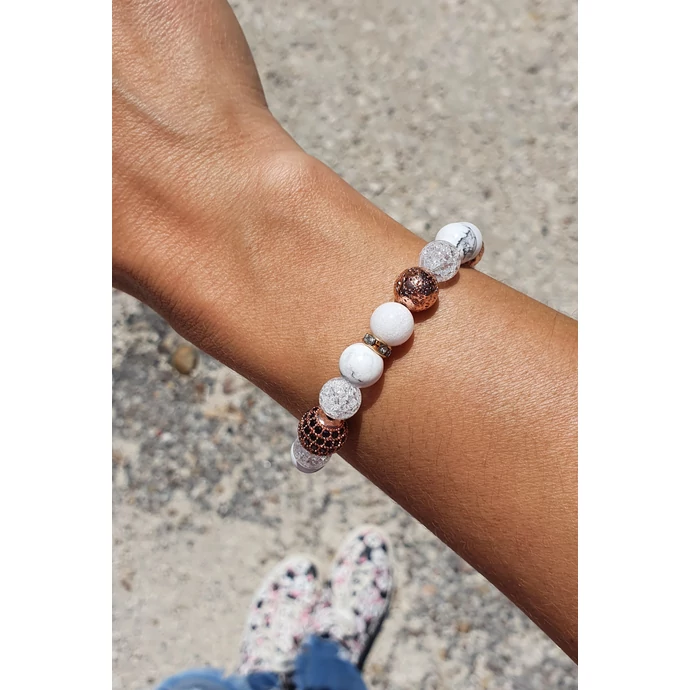 Yvonne Design LUXURY ásványkarkötő &quot;rosegold&quot;_2