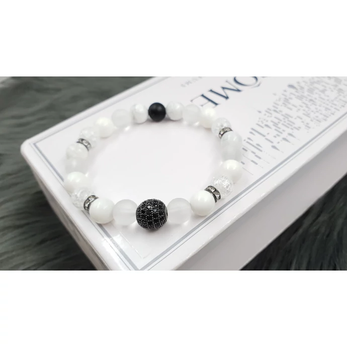 Yvonne Design LUXURY ásványkarkötő "Black"_1