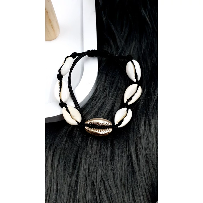 Zsinór Kagylós bokalánc ezüst kagylóval kagylós ékszer kagyló ékszer nyár