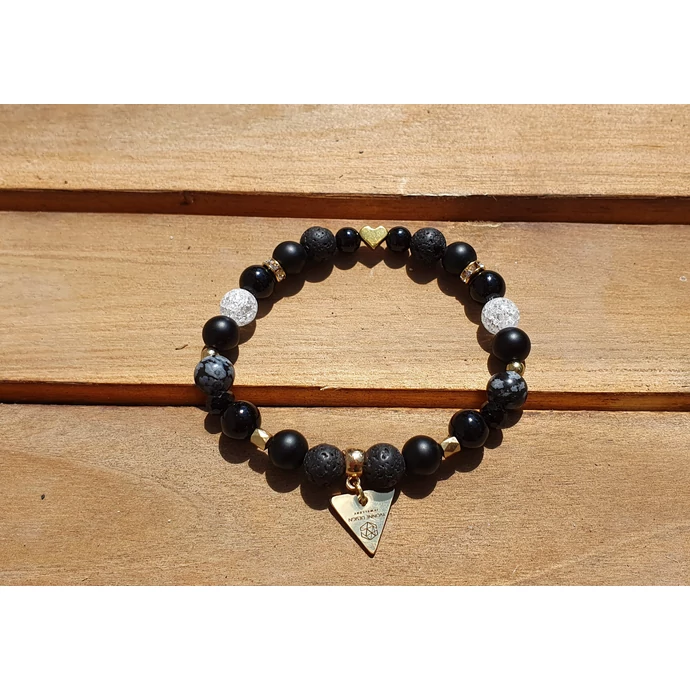 Yvonne Design lávakő  ásványkarkötő_1