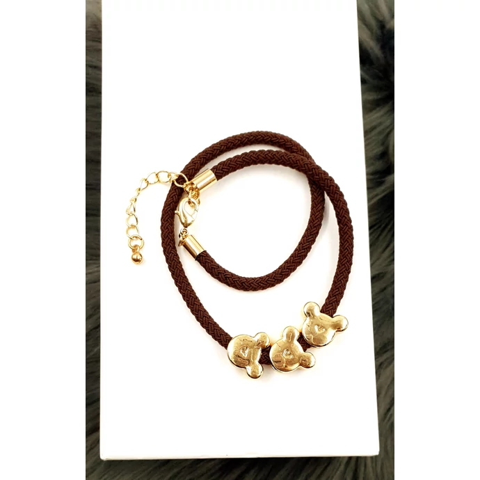 Aranyszín Minnie zsinór karkötő/bokalánc_1