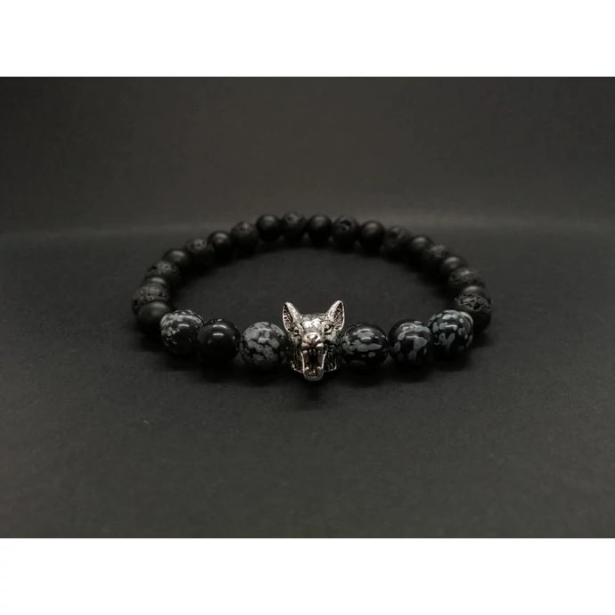 Trónok harca ásványkarkötő "farkas"_1