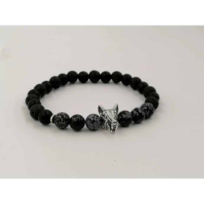 Trónok harca ásványkarkötő "farkas"_3