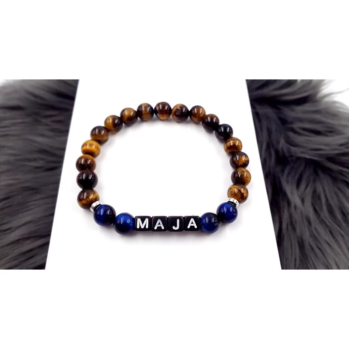 Férfi tigrisszem ásványkarkötő névvel_1