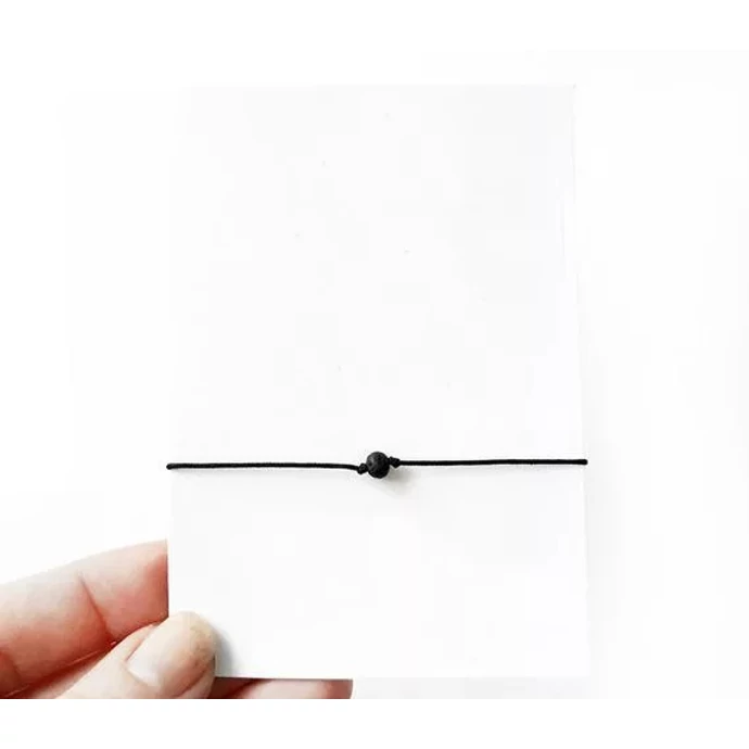 Zsineg lávakő ásványkarkötő_2