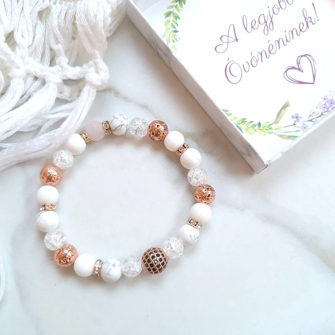Óvónéninek, tanár néninek köszönő ajándék / LUXURY rosegold