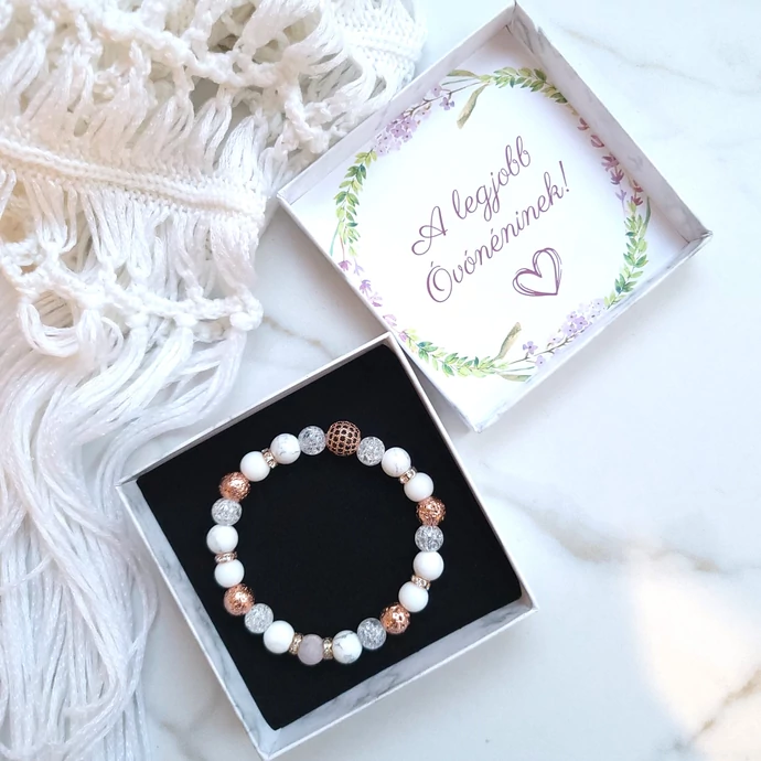 Óvónéninek, tanár néninek köszönő ajándék / LUXURY rosegold