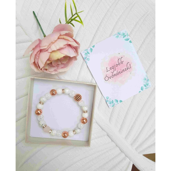 Óvónéninek, tanár néninek köszönő ajándék / LUXURY rosegold