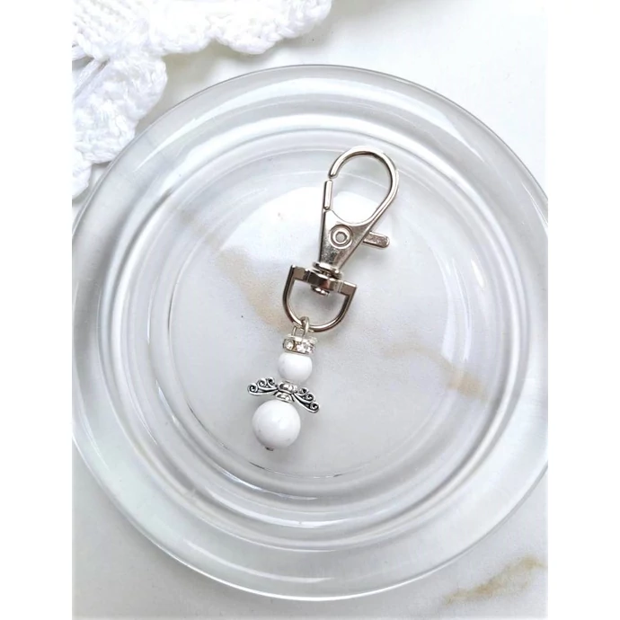 Angyal medál karabinerrel (több színben)