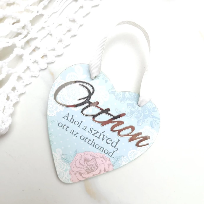 Angyali gondolatok felfüggesztehtő tábla - Otthon