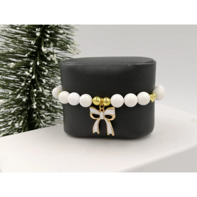 Masni medálos ásványkarkötő